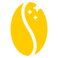 Icon of a single coffee bean