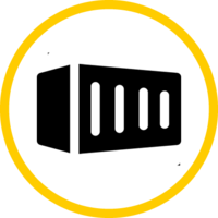 Pictogram of a single container