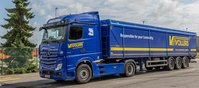 Ein Vollers-Lkw auf der Straße