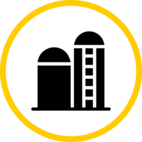 Pictogram of silos